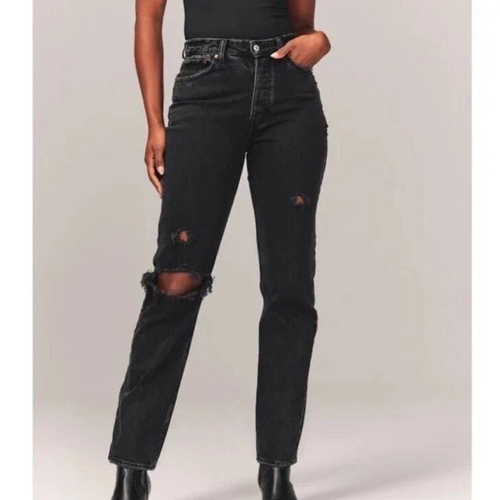 Abercrombie & Fitch The Dad High Rise Jean Curve Love size 26
